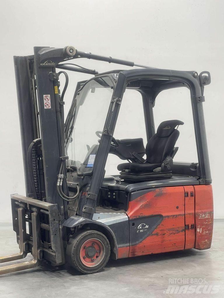 Linde E16-02-386 Stivuitor electric