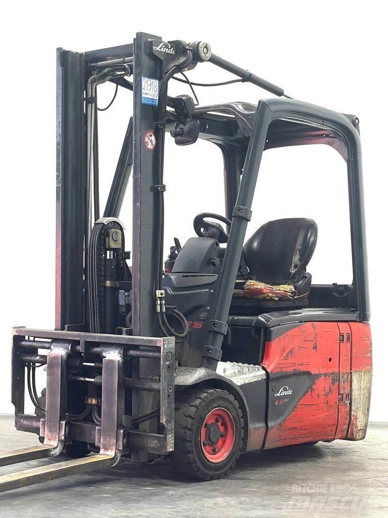 Linde E16-386-EVO Stivuitor electric