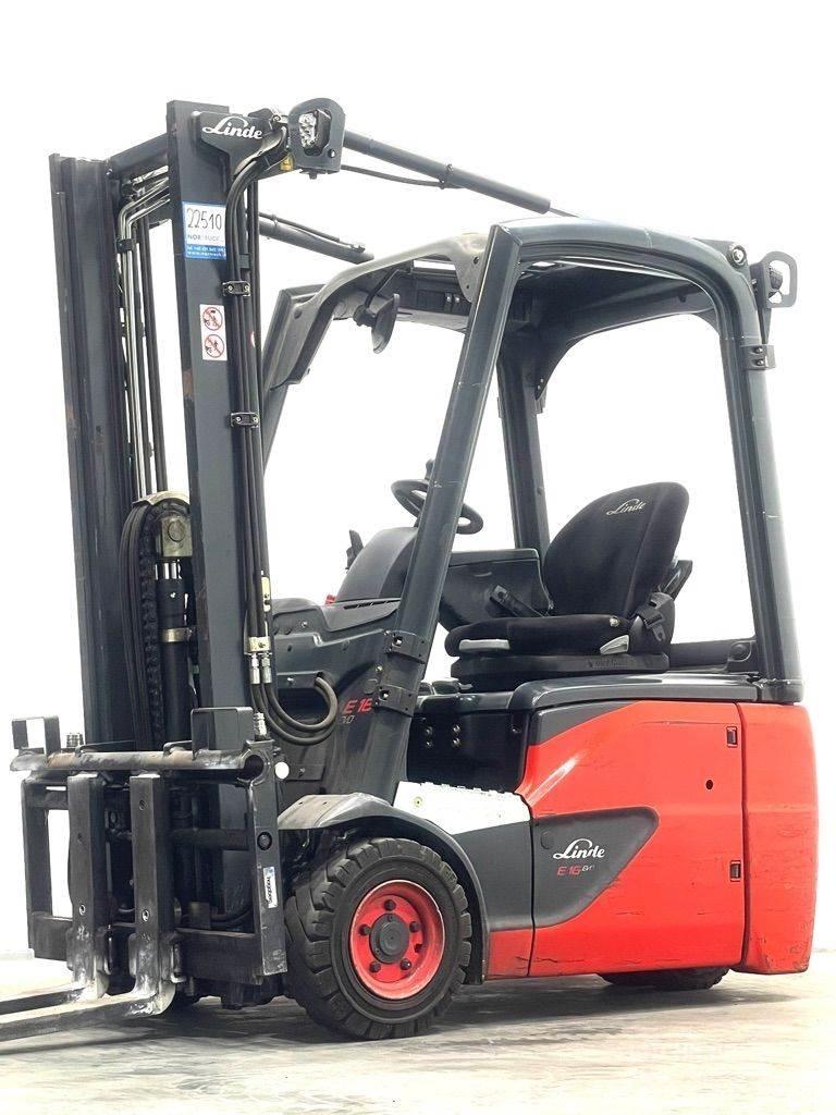 Linde E16C-386-EVO Stivuitor electric