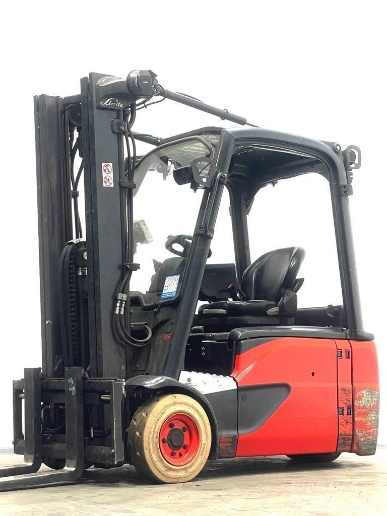 Linde E16L-386-EVO Stivuitor electric