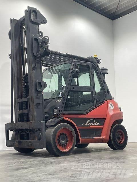 Linde H80D-02-396 Stivuitor diesel