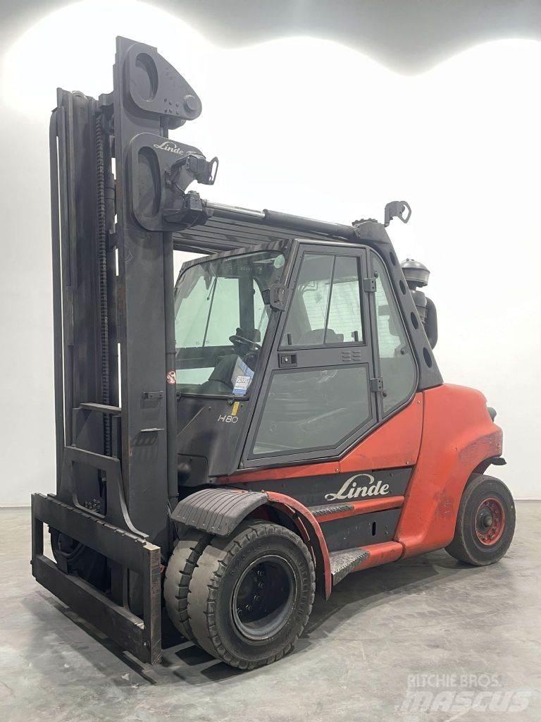 Linde H80D-02/900-396 Stivuitor diesel