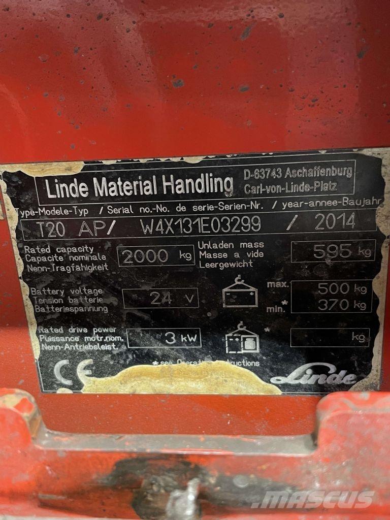Linde T20AP-131 Transpaleta manuala