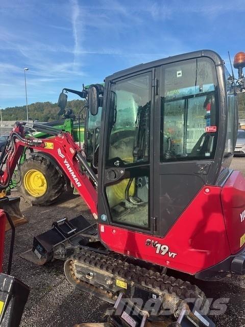 Yanmar SV19 GRÄVARE Incarcator pe pneuri