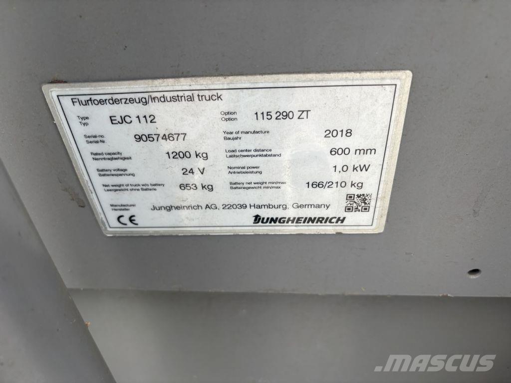 Jungheinrich EJC 112 Transpaleta manuala