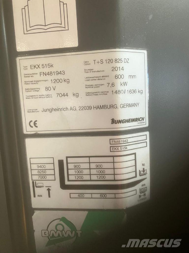 Jungheinrich EKX 515k Stivuitoare pentru comisionare(logistica)