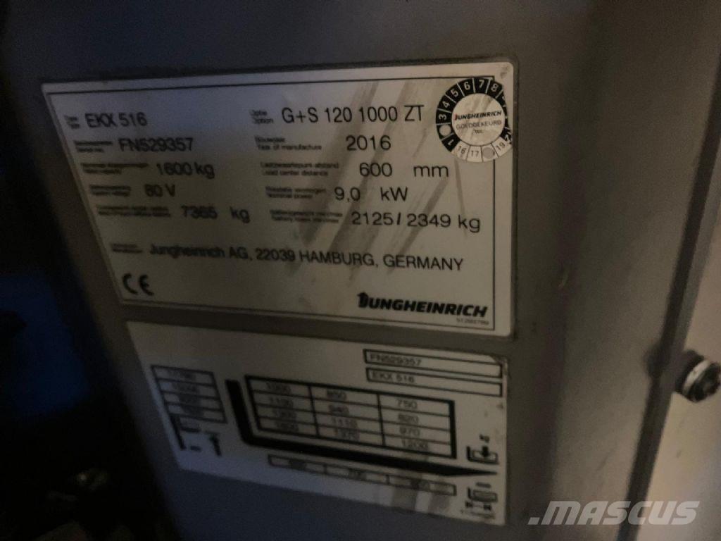 Jungheinrich EKX 516 Stivuitoare pentru comisionare(logistica)