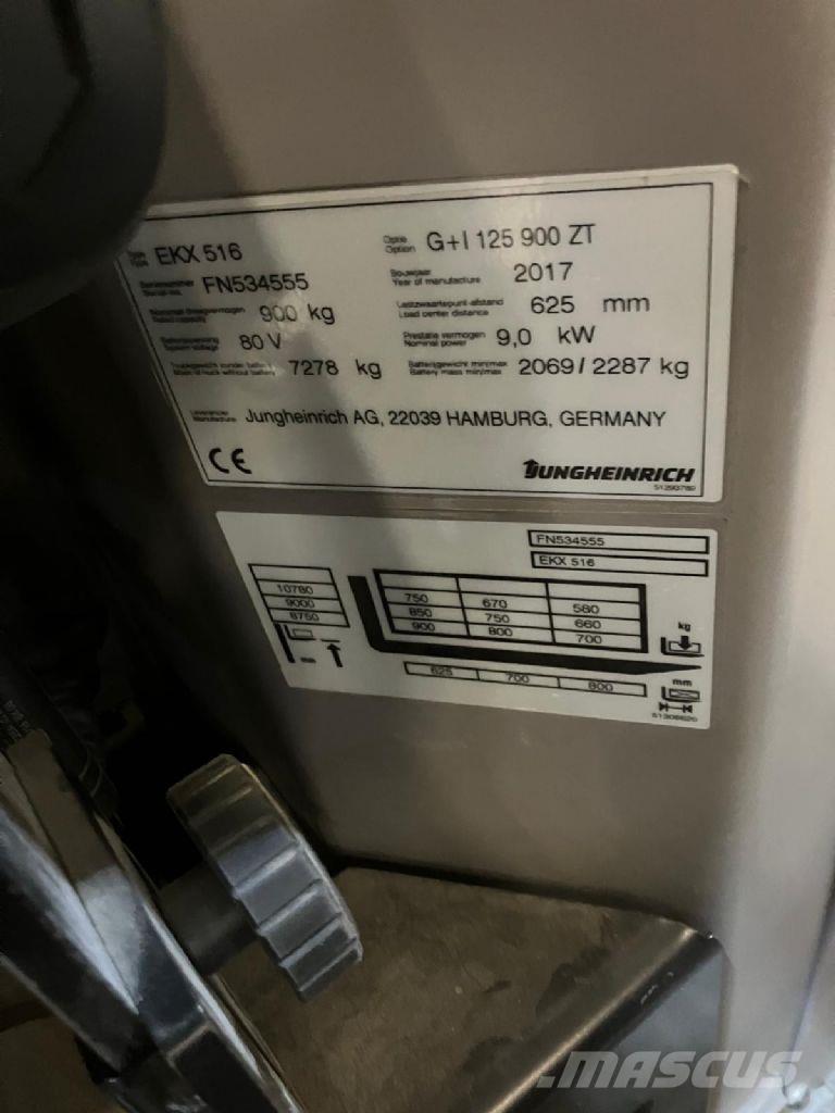 Jungheinrich EKX 516 Stivuitoare pentru comisionare(logistica)