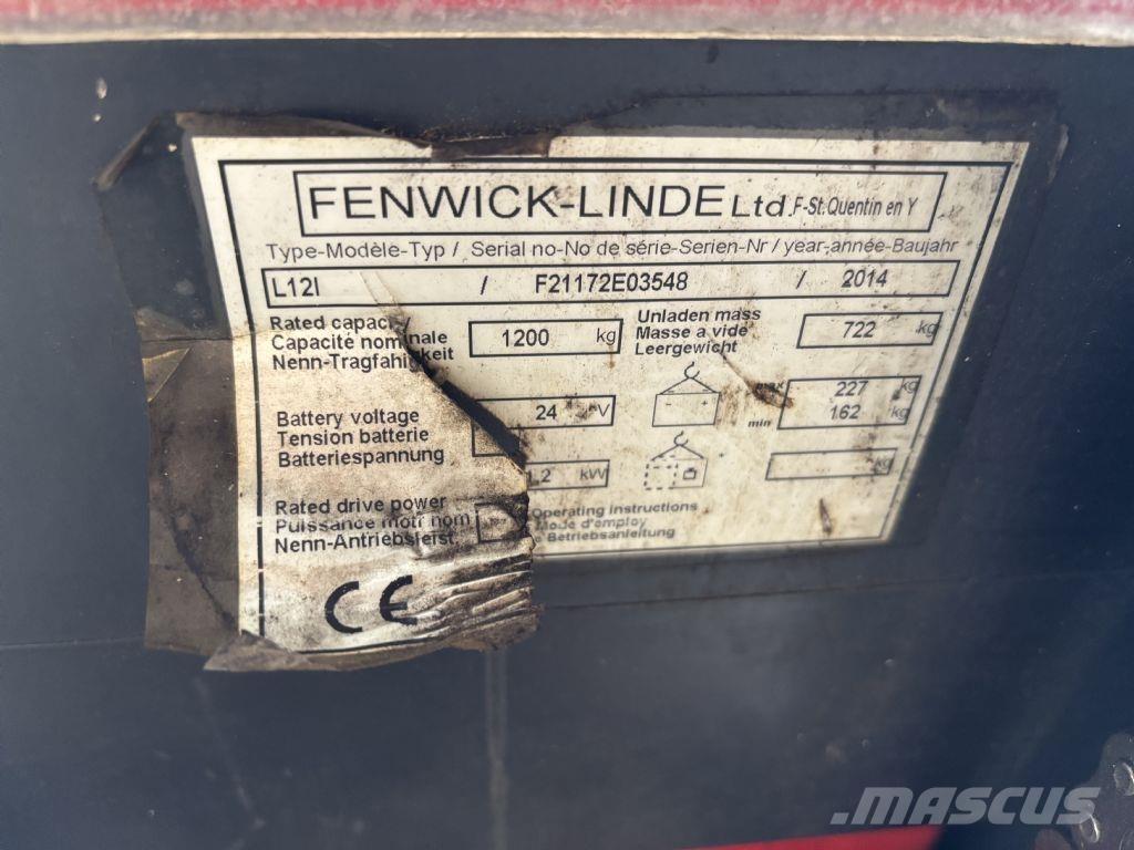 Linde L12i Transpaleta manuala