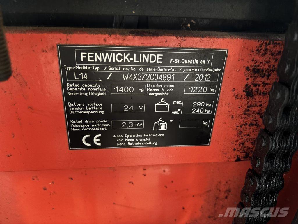 Linde L14 Transpaleta manuala