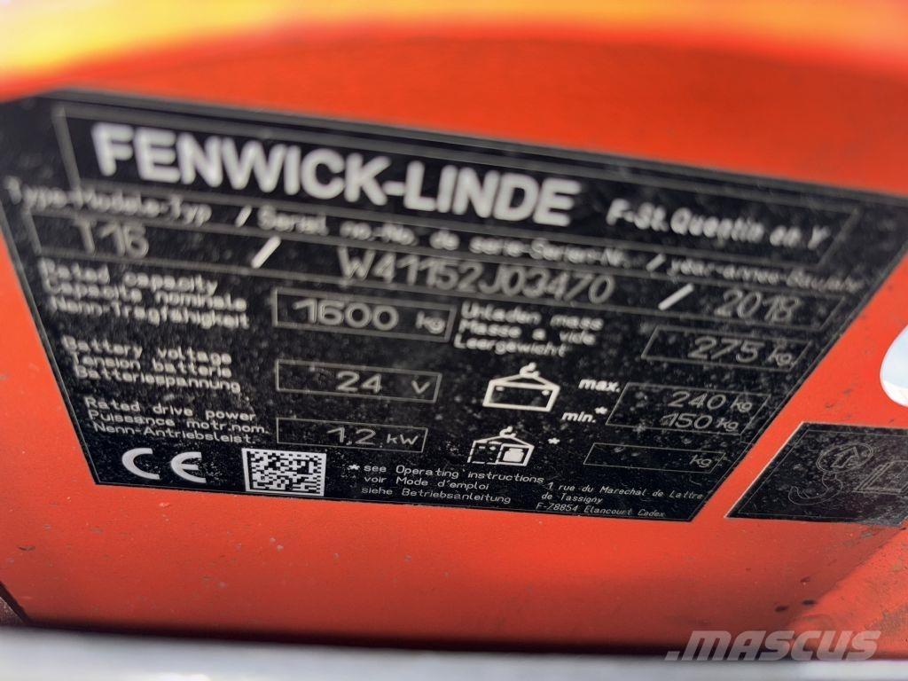 Linde T16 Transpaleta manuala