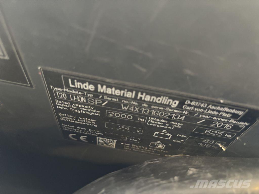 Linde T20 LI-ION SP Transpaleti autopropulsanti
