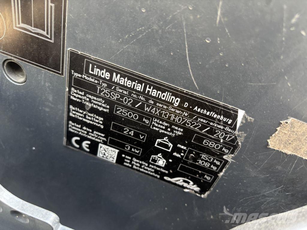 Linde T25SP-02 Transpaleti autopropulsanti