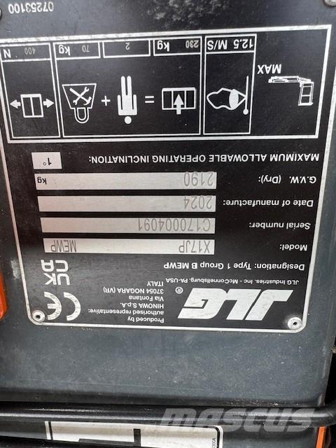 JLG X17JP Spider Nacele compacte autopropulsante