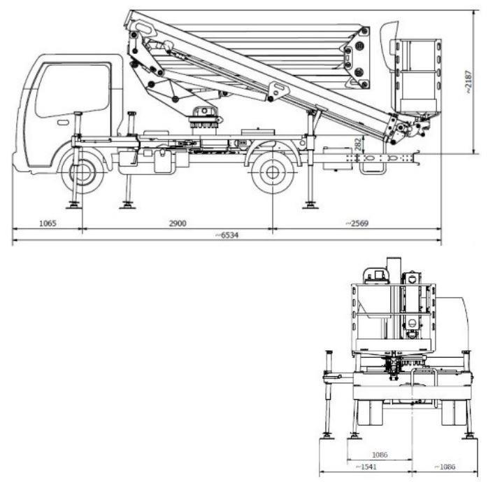 Safi SCA 23 HE Platforme aeriene montate pe camion