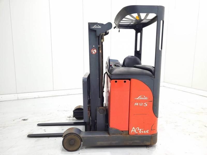 Linde R12 Stivuitor cu catarg retractabil