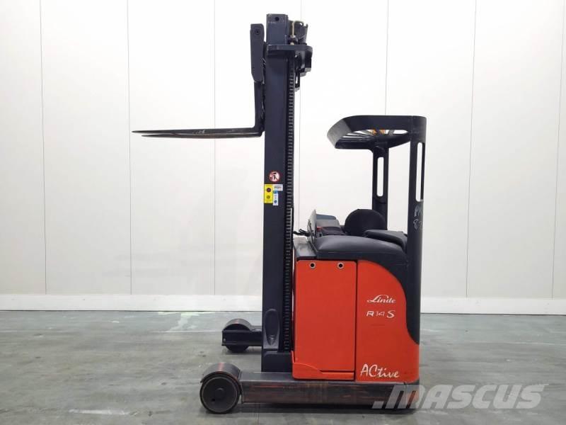 Linde R14S 115 Stivuitor cu catarg retractabil