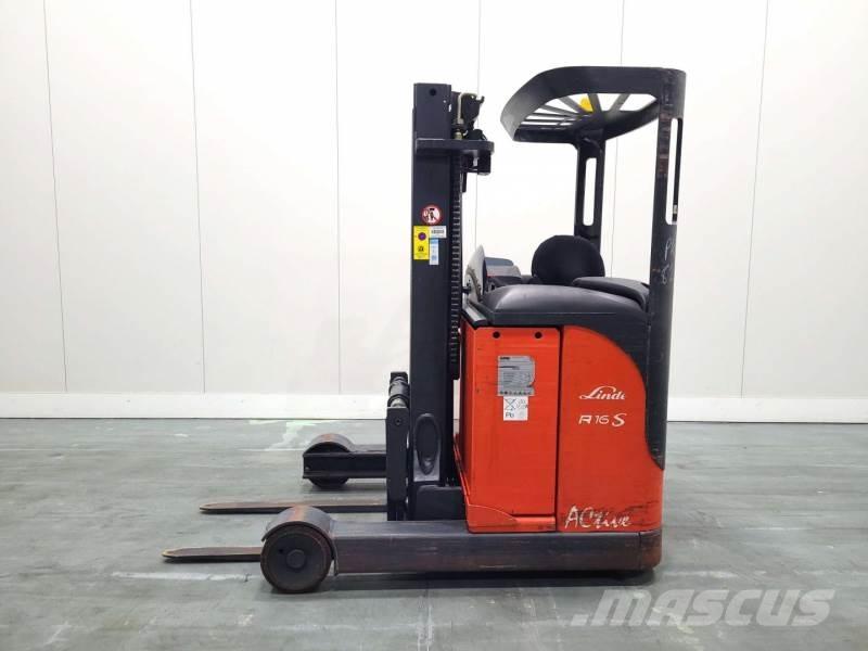 Linde R16S 115 Stivuitor cu catarg retractabil