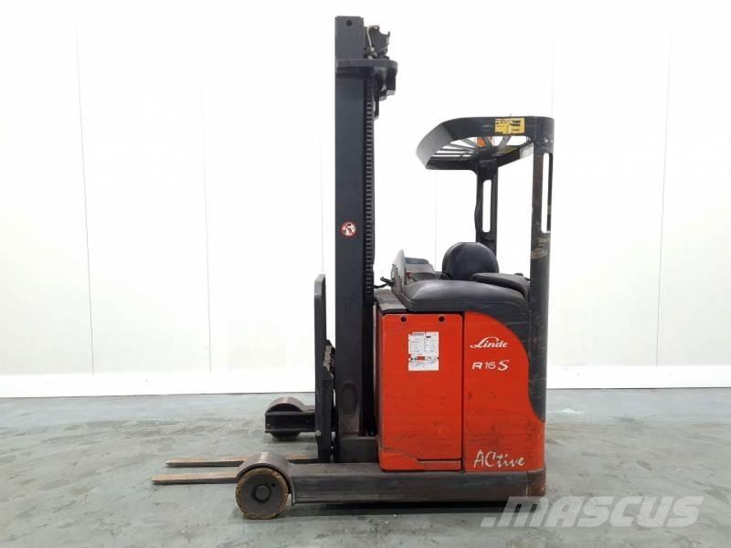 Linde R16S 115 Stivuitor cu catarg retractabil