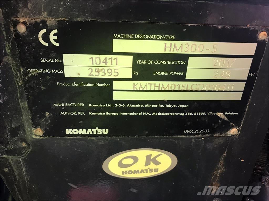 Komatsu HM300-5 Transportoare articulate