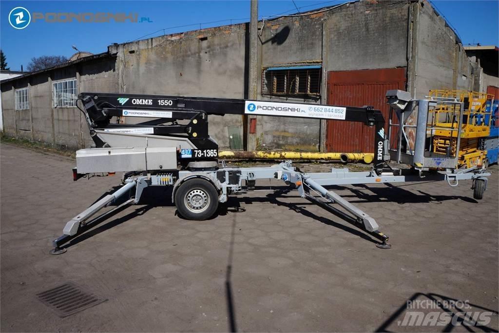 Omme 1550 EBZX Platforme aeriene montate pe remorca