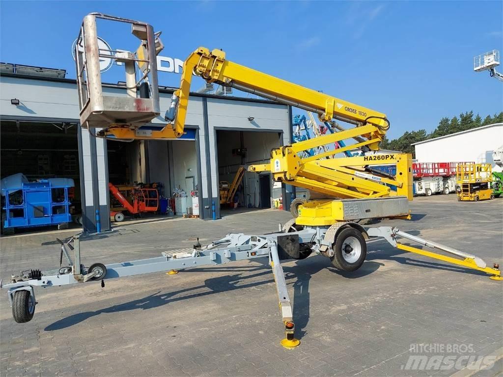Omme 1830 EBZX Platforme aeriene montate pe remorca