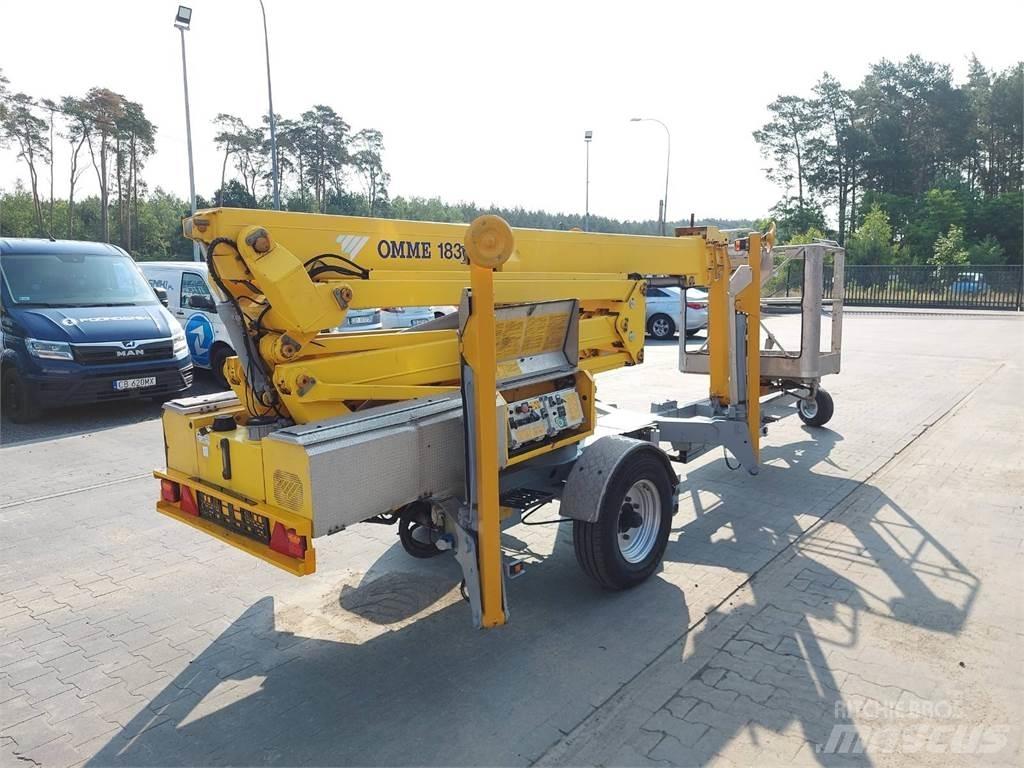 Omme 1830 EBZX Platforme aeriene montate pe remorca