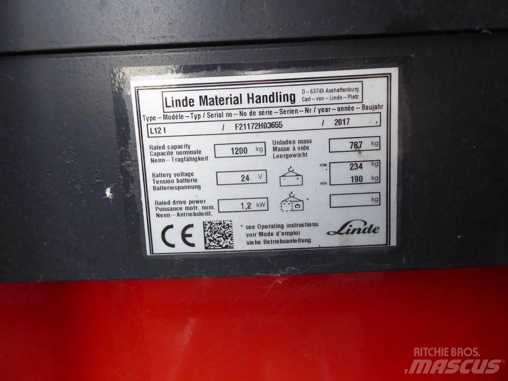 Linde L12L Transpaleta manuala