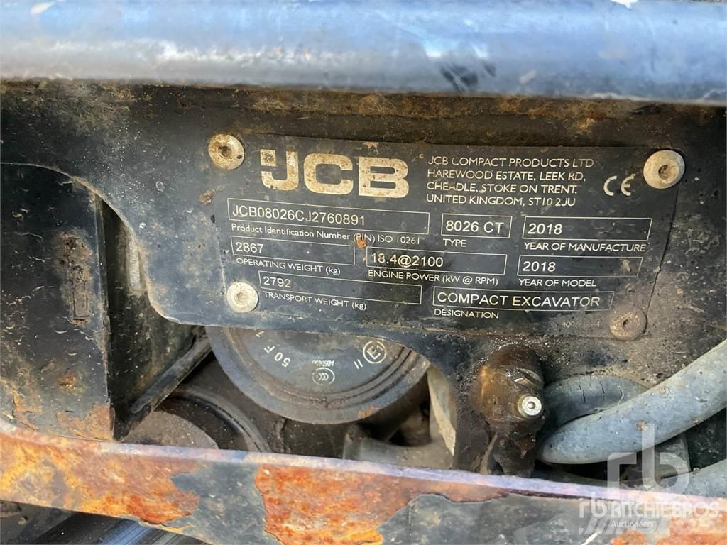 JCB 8026CT Excavatoare pe șenile
