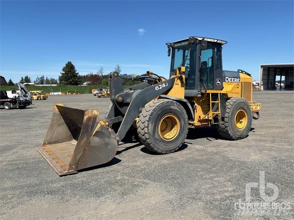 John Deere 624J Incarcator pe pneuri