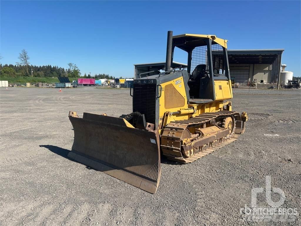 John Deere 650J Buldozere pe senile