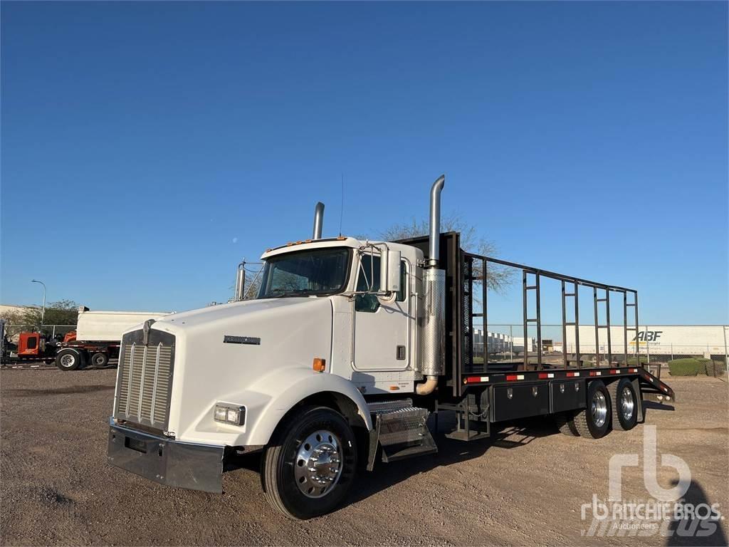 Kenworth T800B Camioane platforma/prelata