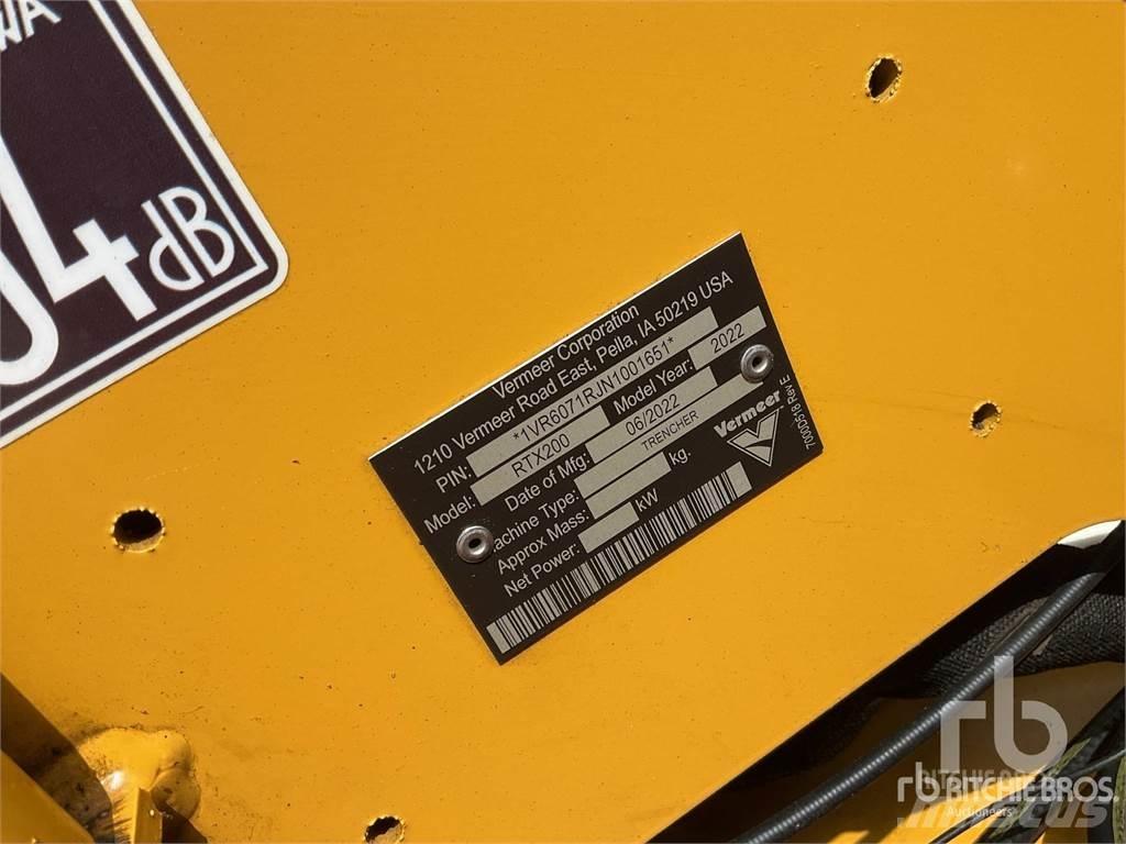 Vermeer RTX200 Excavatoare de santuri