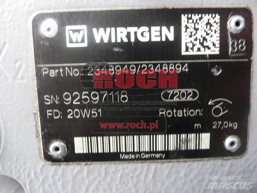 Wirtgen 2348949 / 2348894 Hidraulice
