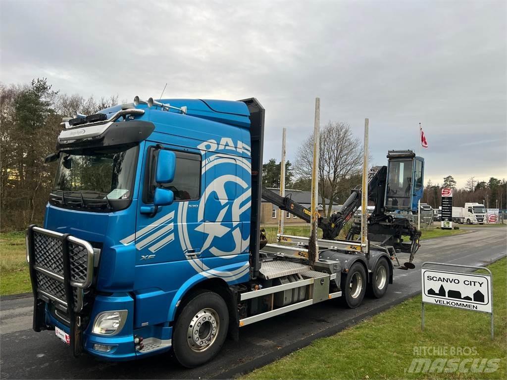 DAF XF530 FAT 6x4 Camion pentru lemne