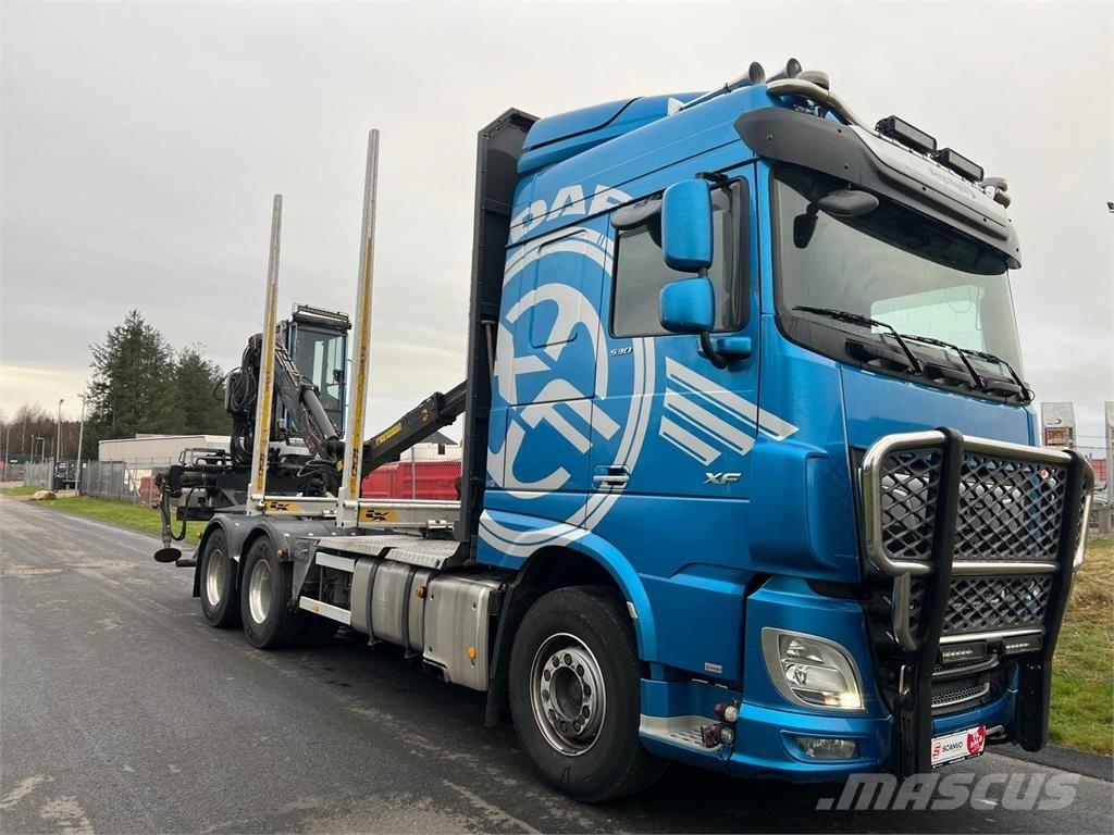 DAF XF530 FAT 6x4 Camion pentru lemne