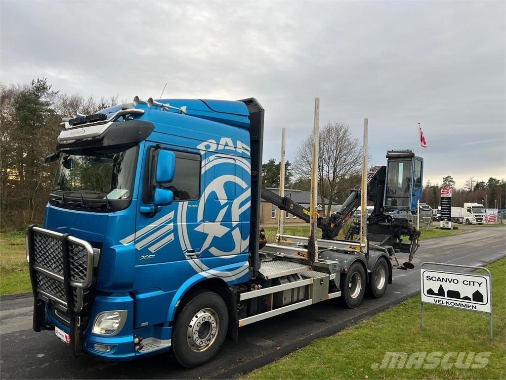 DAF XF530 FAT 6x4 Camion pentru lemne