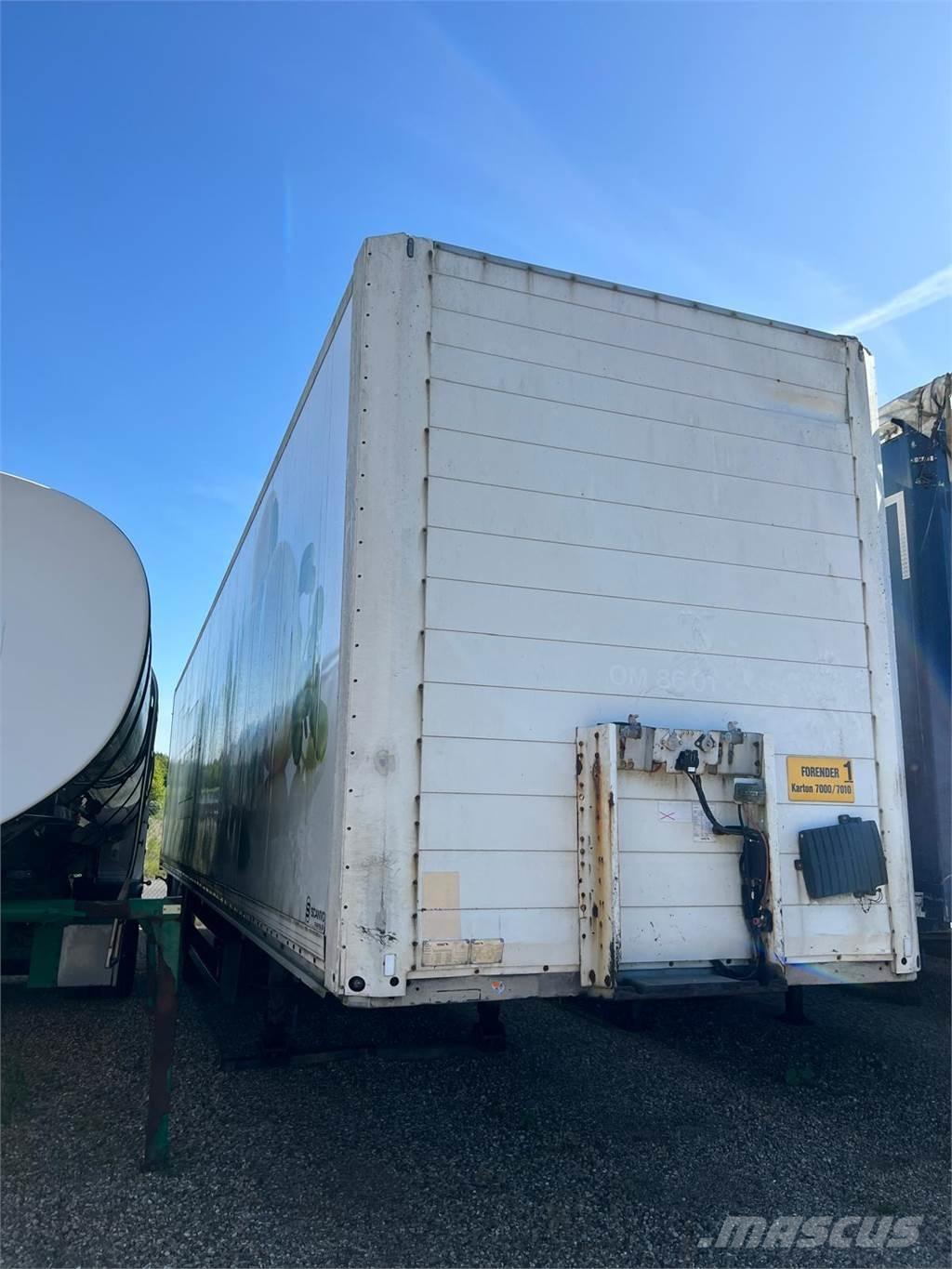 Schmitz 13,6 mtr boks Semi-remorca utilitara