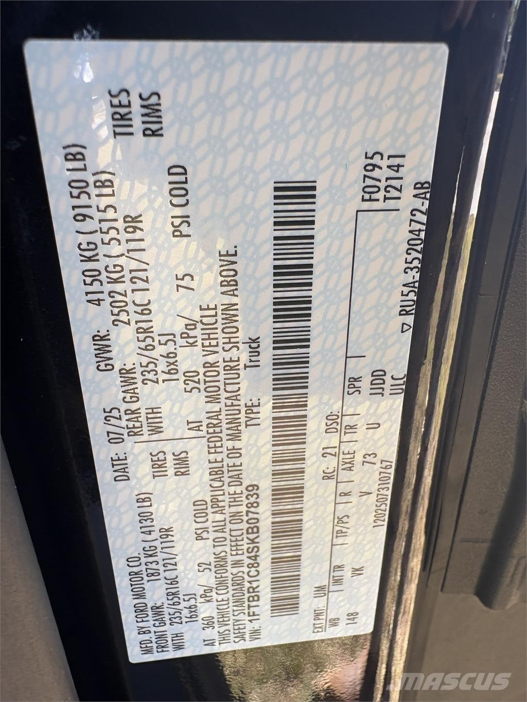 FRD 250 TRANS Autocamioane