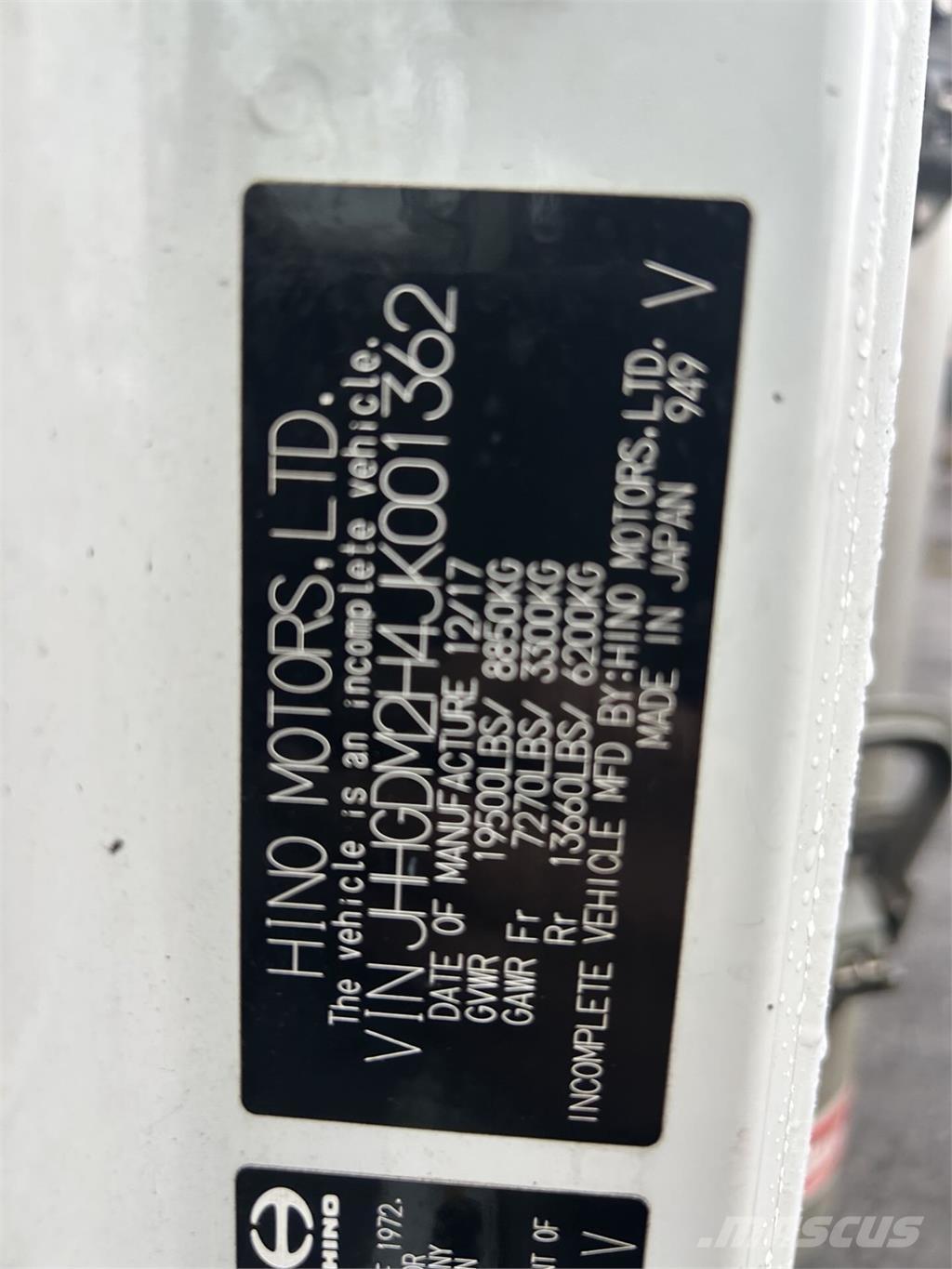 Hino 195 Autocamioane