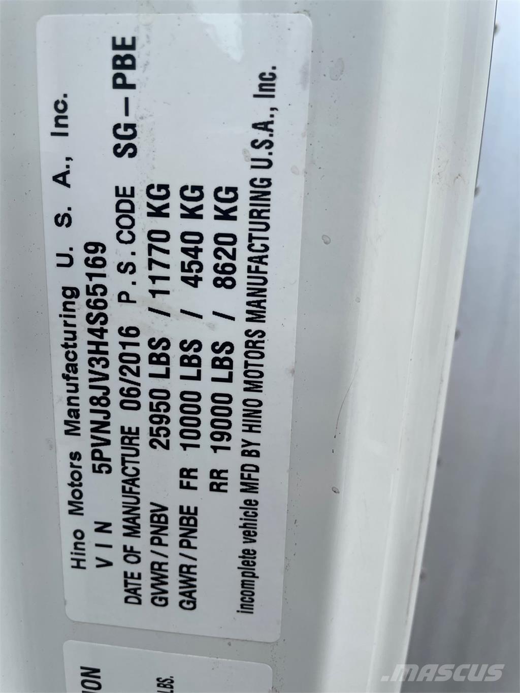 Hino 268A Autocamioane