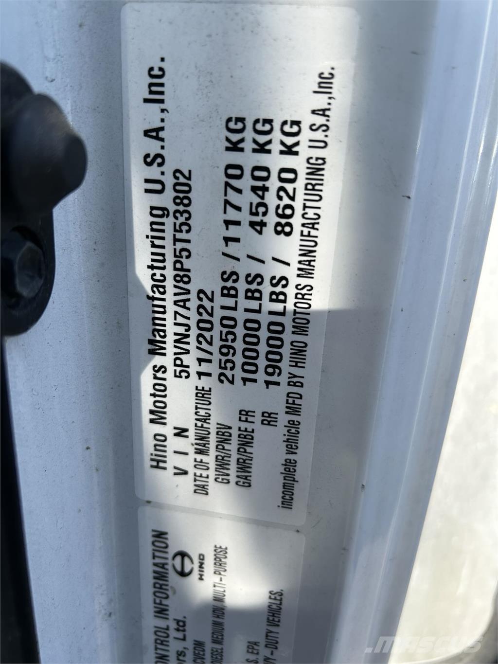 Hino L6 Autocamioane