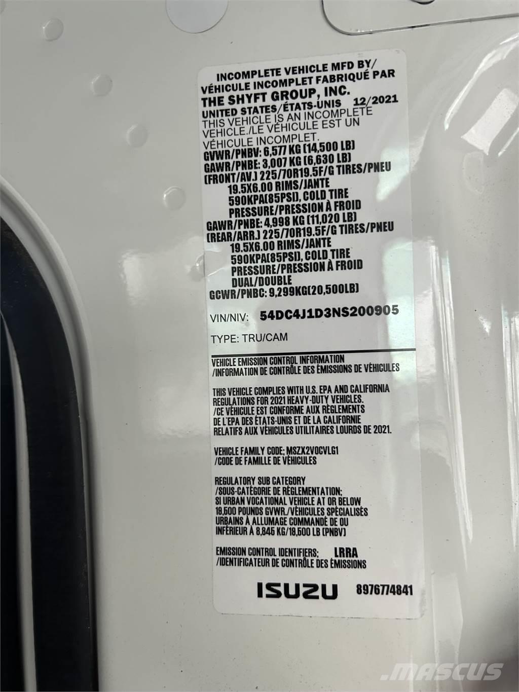 Isuzu NPR HD DC Altele
