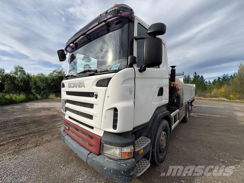 Scania R420 Camioane platforma/prelata