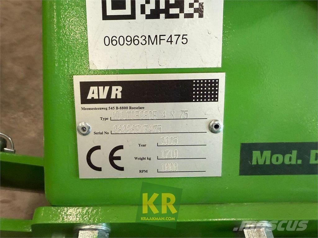 AVR MultiForce Cultivatoare de recolte in randuri
