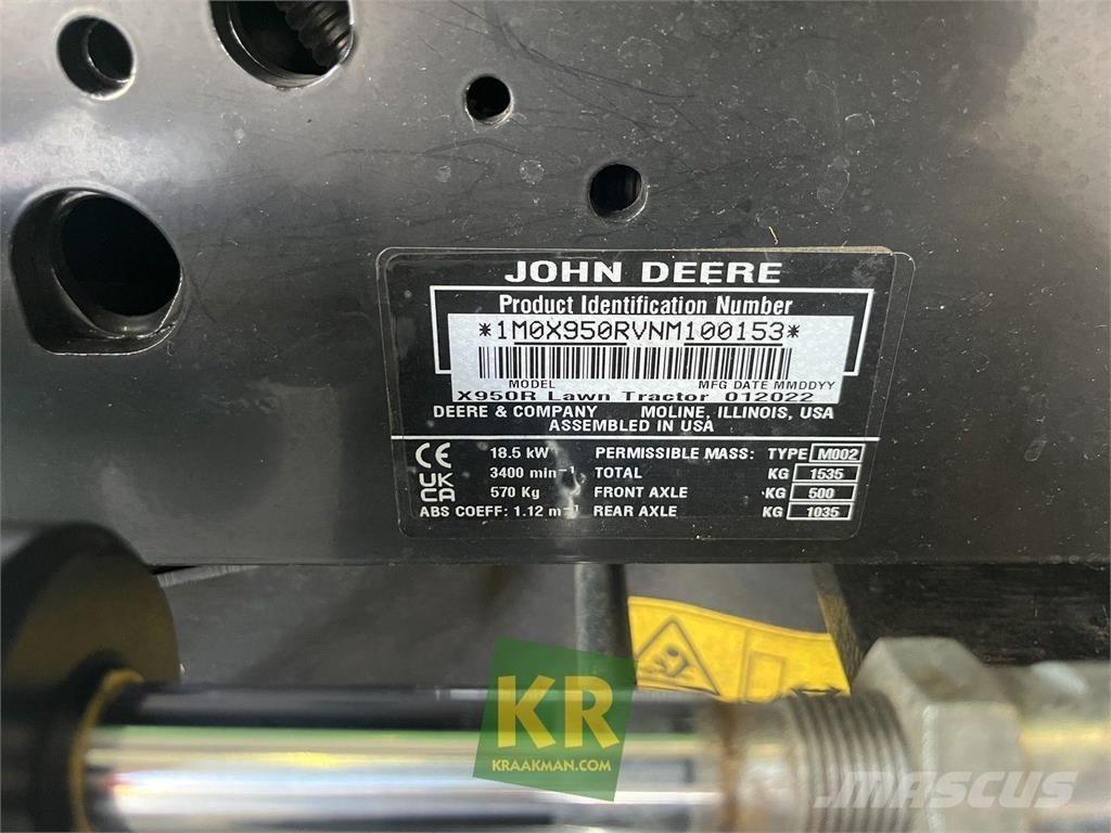 John Deere X950R Riding mowers