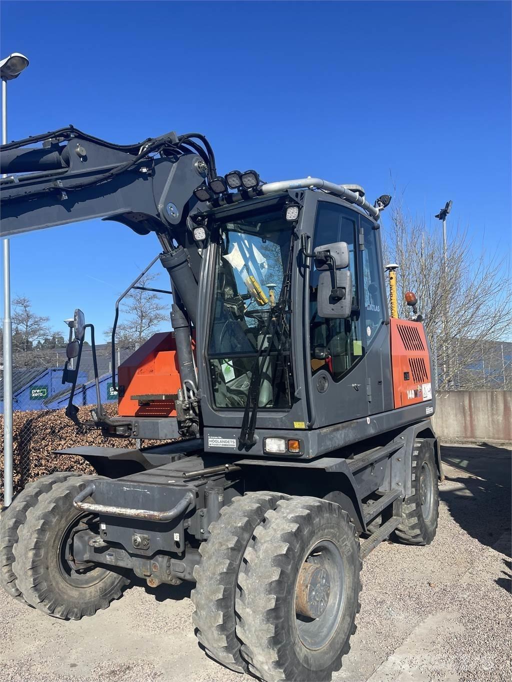 Atlas 140W Excavatoare cu roti