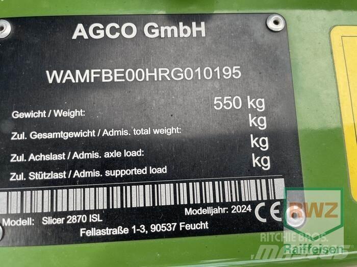 Fendt Slicer 2870 ISL Cositoare de iarba