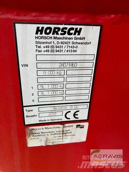 Horsch MAISTRO 8 CC Perforatoare