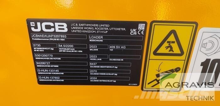JCB 409 AGRI STUFE V Incarcator pe pneuri